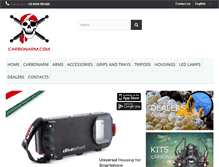 Tablet Screenshot of carbonarm.com